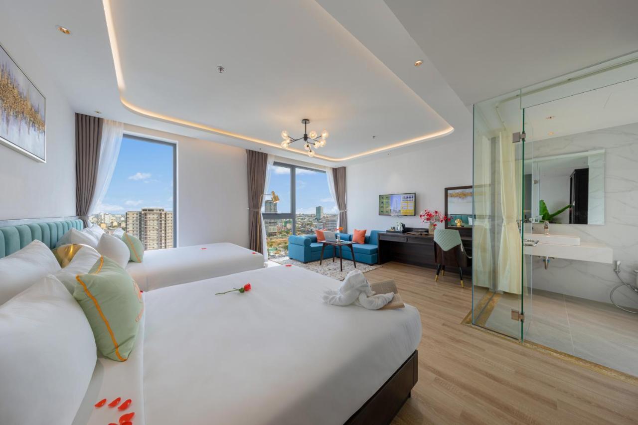 Cordial Grand Hotel Da Nang Beach - Infinity Rooftop Pool Bagian luar foto